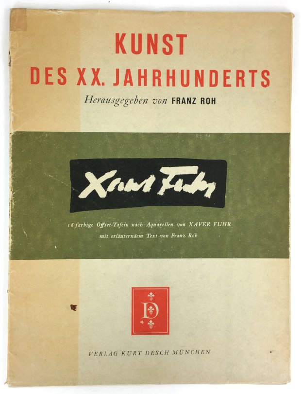 Abbildung von "Xaver Fuhr. 16 farbige Offset -Tafeln nach Aquarellen mit erläuterndem Text."