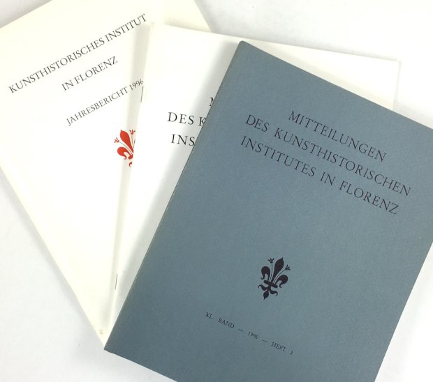 Abbildung von "Mitteilungen des Kunsthistorischen Institutes in Florenz. XL. Band - 1996 - Heft 3. + Registerheft und Jahresbericht 1996."