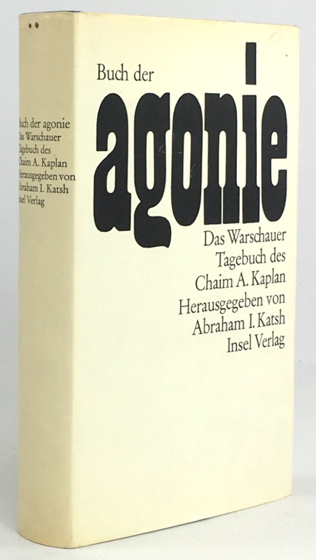 Abbildung von "Buch der Agonie. Das Warschauer Tagebuch des Chaim A. Kaplan..."