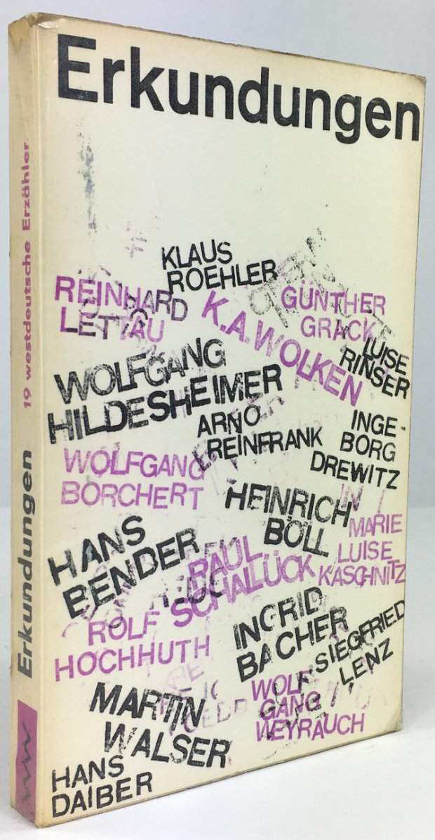 Abbildung von "Erkundungen. 19 westdeutsche Erzähler. 2. Auflage."