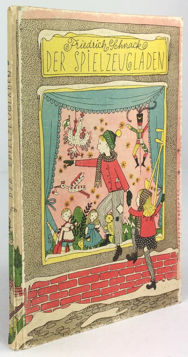 Abbildung von "Der Spielzeugladen. Zwei Bilderbogengeschichten. Mit Zeichnungen von Margot Hartmetz."
