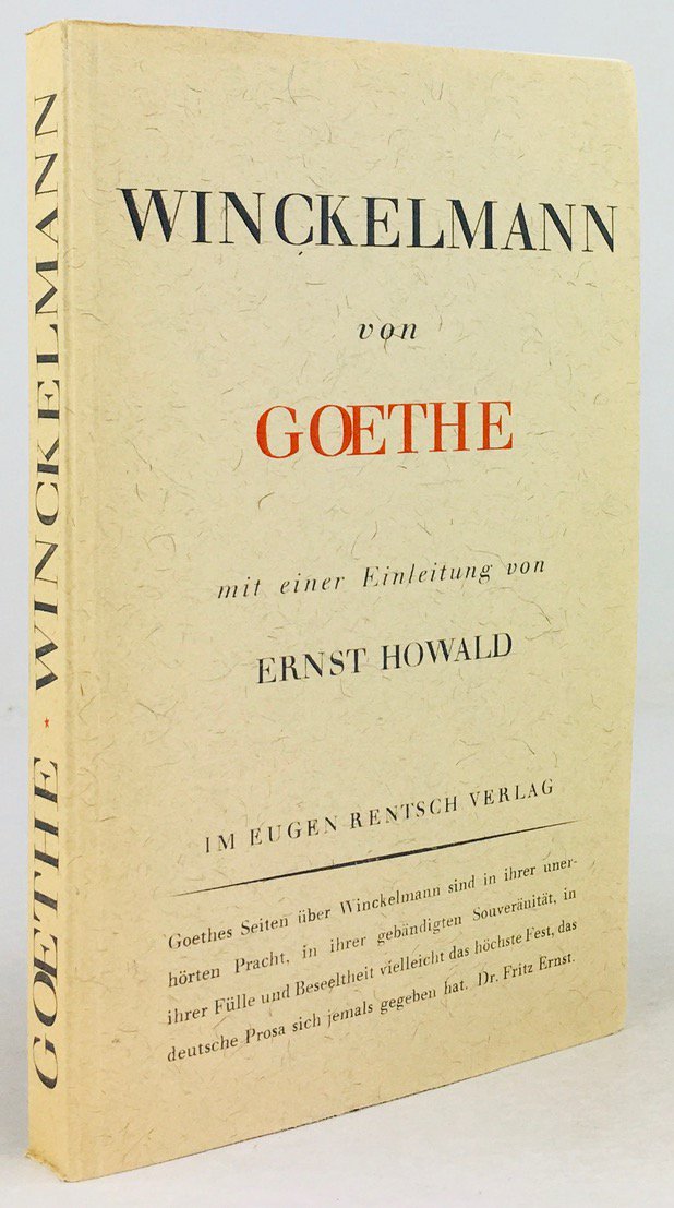 Abbildung von "Winckelmann. Mit einer Einleitung von Ernst Howald. "