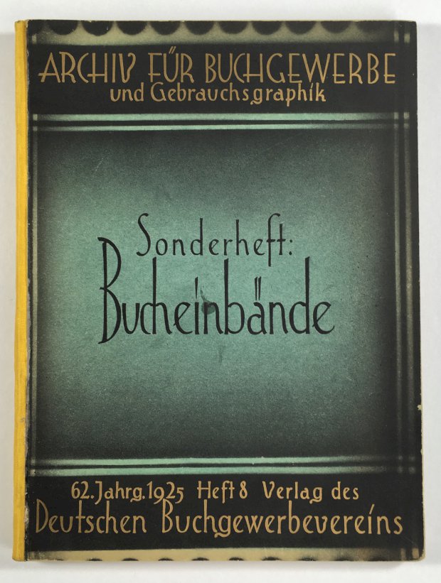 Abbildung von "Archiv für Buchgewerbe und Gebrauchsgraphik. Sonderheft : Bucheinbände."