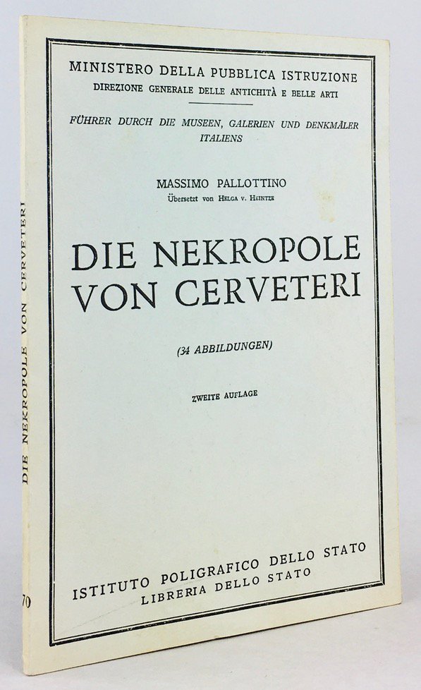 Abbildung von "Die Nekropole von Cerveteri. Übersetzt von Helga v. Heintze. Mit 34 Abbildungen..."