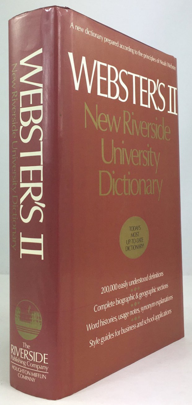 Abbildung von "Webster's II. New Riverside University Dictionary."