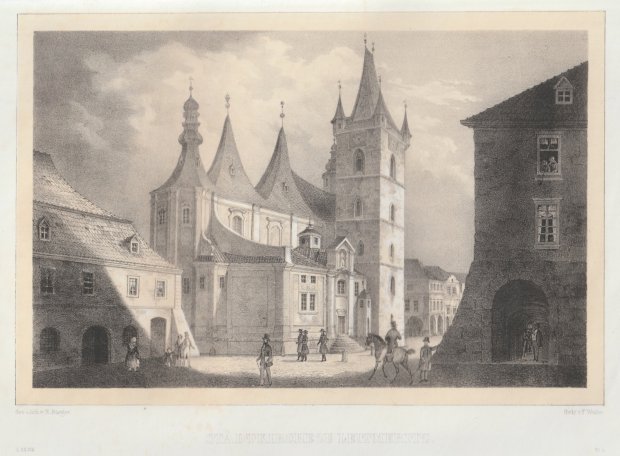 Abbildung von "Stadtkirche zu Leitmeritz. (Litomerice). "