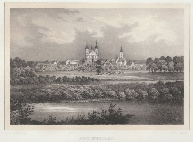 Abbildung von "Alt - Bunzlau / Stara Boleslav. (Sehr schöne Gesamtansicht). "
