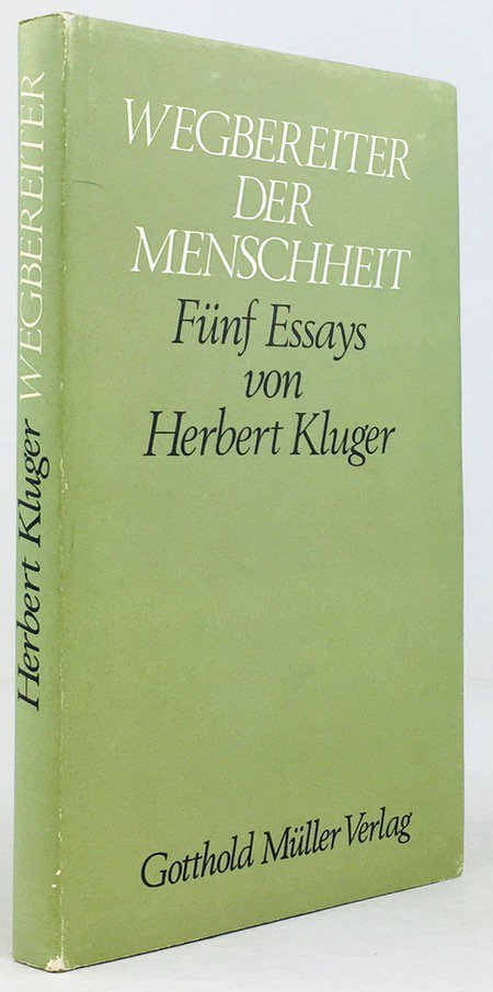 Abbildung von "Wegbereiter der Menschheit. Fünf Essays. Nachwort von Wolfgang Koeppen."