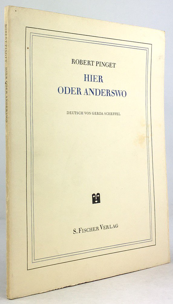 Abbildung von "Hier oder anderswo. Deutsch von Gerda Scheffel."