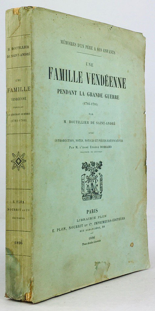Abbildung von "Une Famille Vendéenne pendant la grande guerre (1793-1795). Avec Introduction,..."