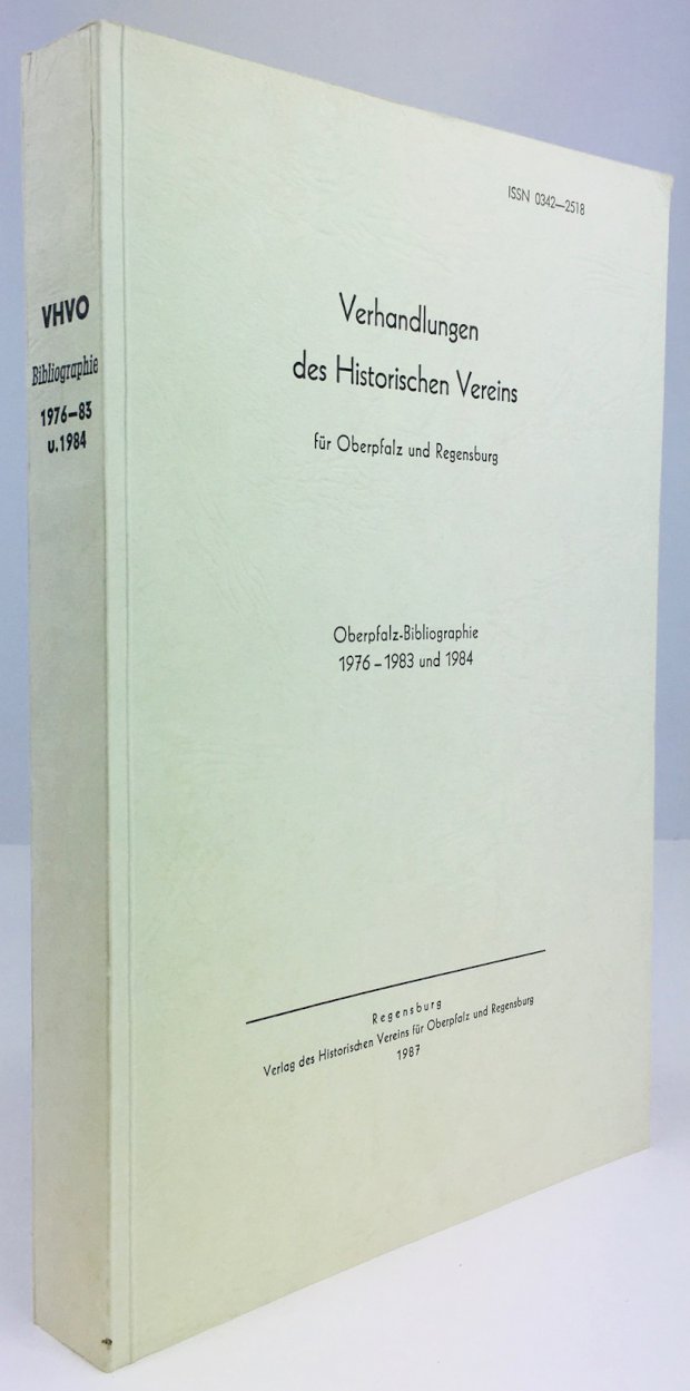 Abbildung von "Oberpfalz-Bibliographie 1976-1983 und 1984. Neuerscheinungen zur Geschichte und Landeskunde der Oberpfalz 1976-1983 und 1984."