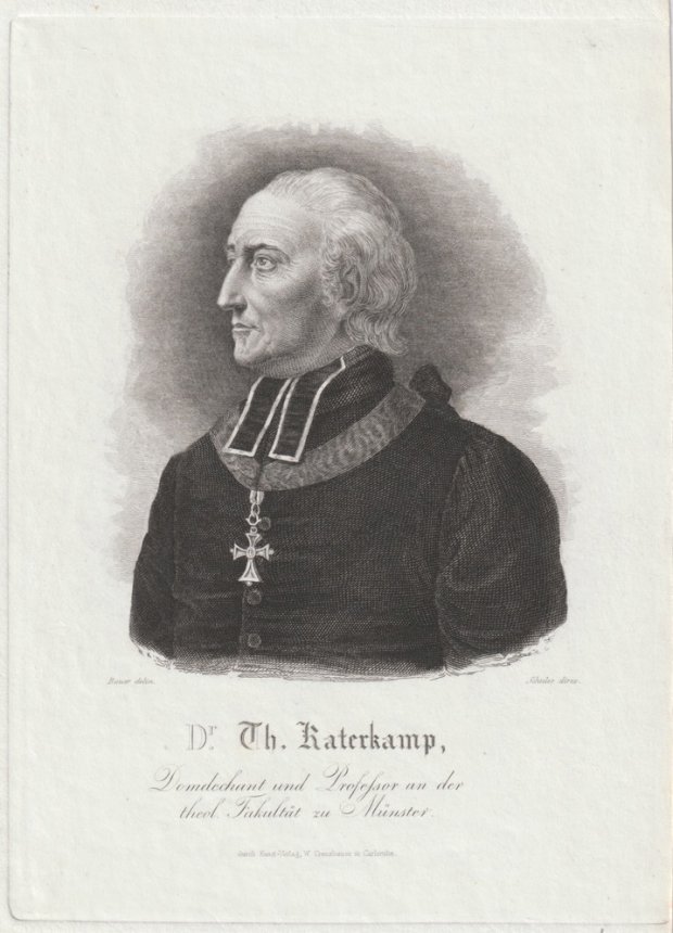Abbildung von "Dr. Th. Katerkamp, Domdechant und Professor an der theol. Fakultät zu Münster."