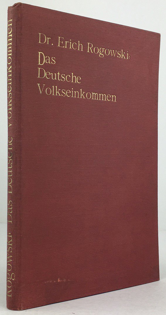 Abbildung von "Das deutsche Volkseinkommen. "