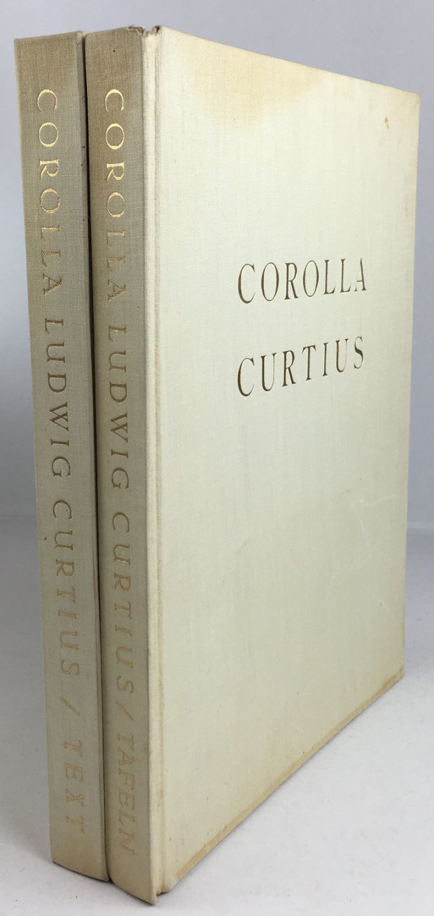 Abbildung von "Corolla. Ludwig Curtius zum sechzigsten Geburtstag dargebracht. Text - und Tafelband."
