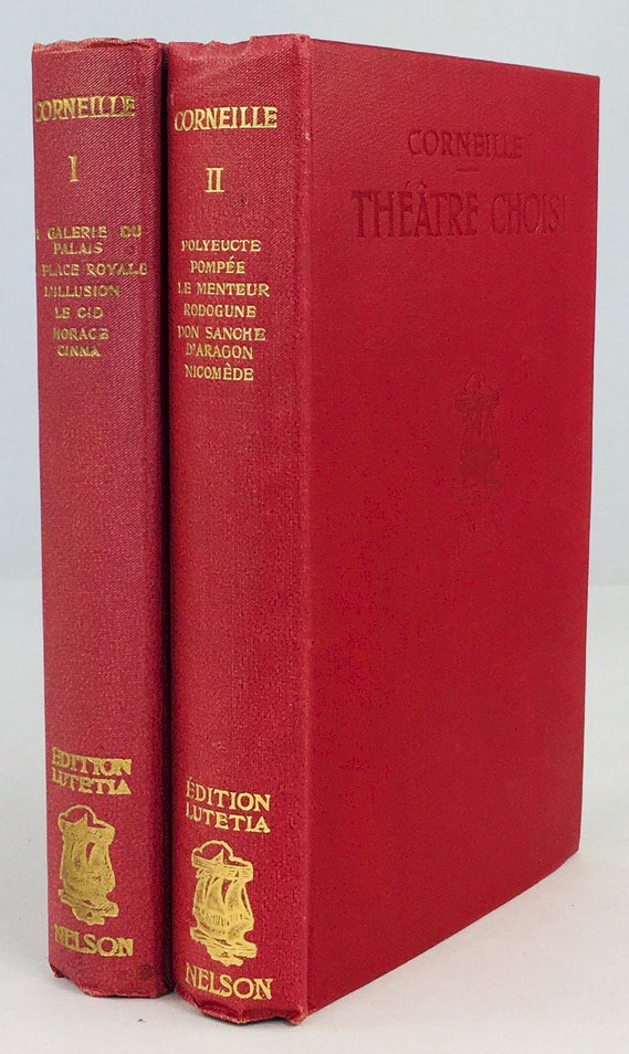 Abbildung von "Théatre choisi en deux volumes. Introduction par Émile Faguet."