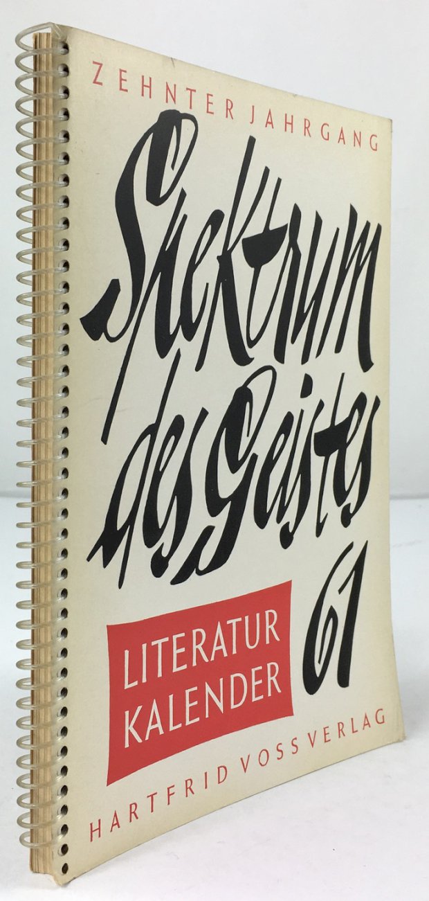 Abbildung von "Literaturkalender Spektrum des Geistes 1961. Ein Querschnitt durch das Geistesschaffen der Gegenwart..."