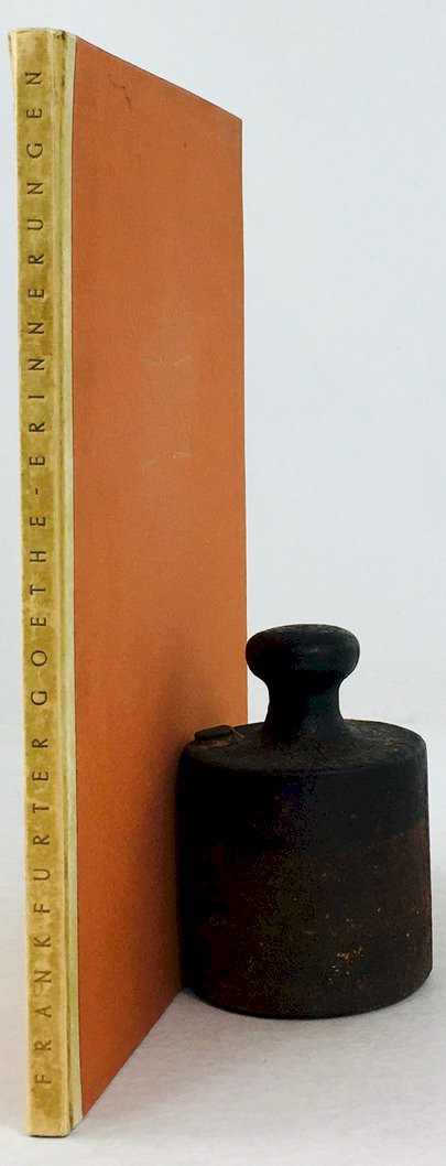 Abbildung von "Frankfurter Goethe-Erinnerungen. Zum Goethe-Jahr 1932 zusammengestellt. Herausgegeben von der Schriftgiesserei D. Stempel AG."