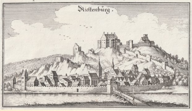 Abbildung von "Riettenburg. (Riedenburg im Altmühltal). Original-Kupferstich."
