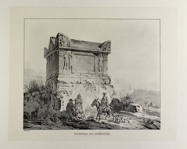 Abbildung von "Tomba di Nerone. (Original-Tonlithographie)."