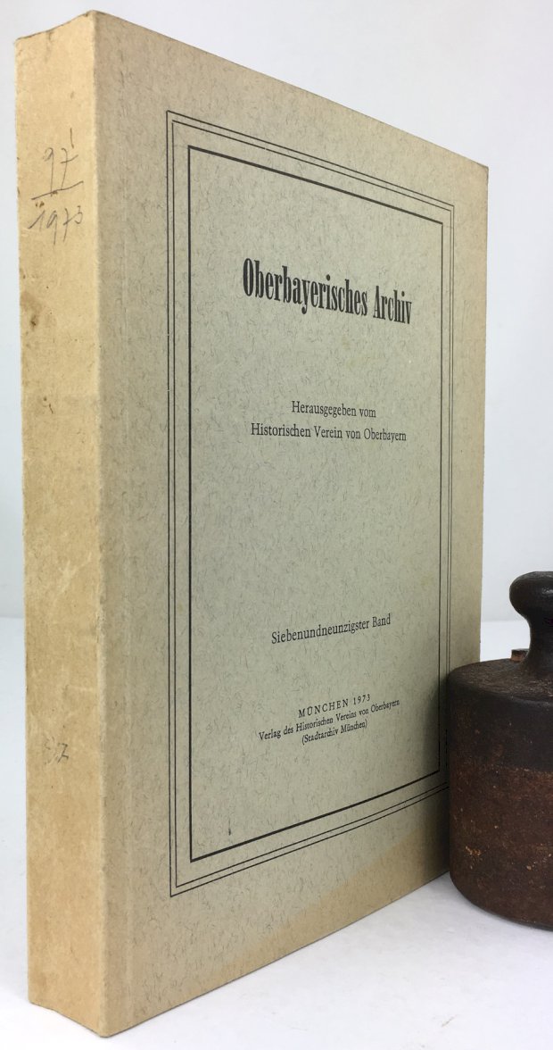 Abbildung von "Oberbayerisches Archiv. Siebenundneunzigster Band."