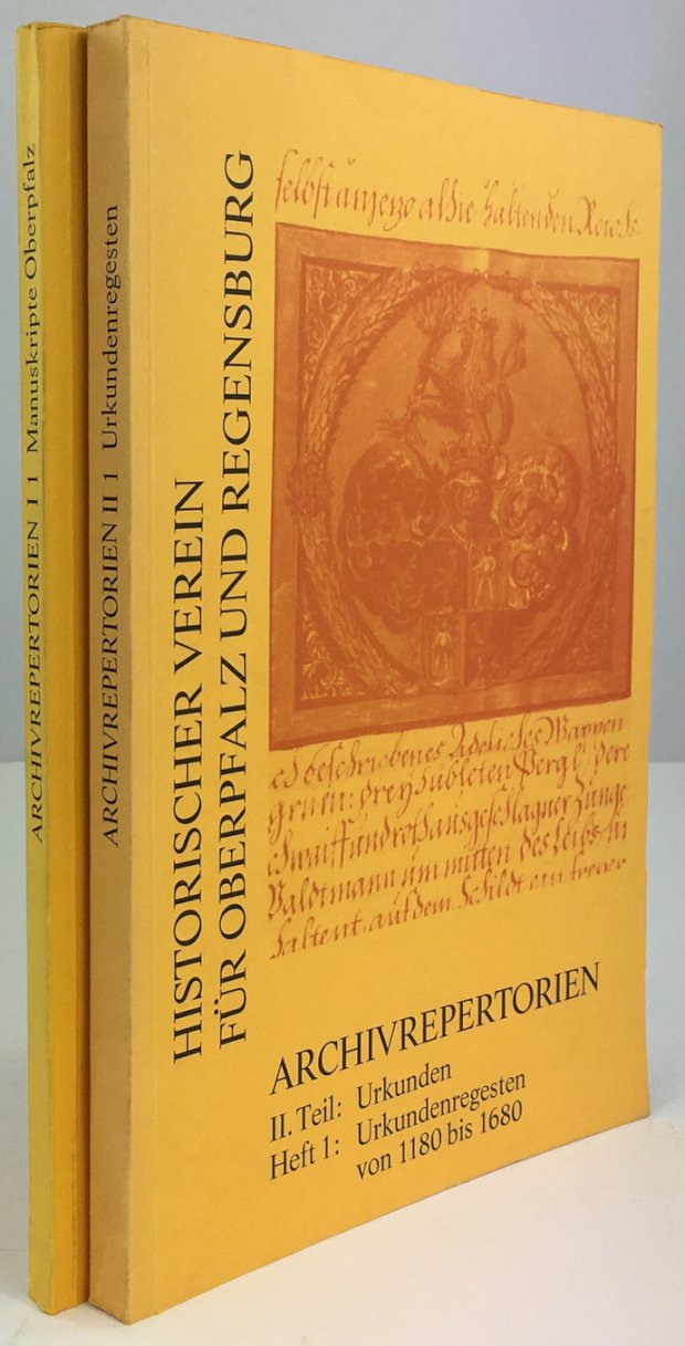 Abbildung von "Archivrepertorien I. Teil: Manuskripte. Heft 1 : Manuskripte Oberpfalz. (Und) II..."