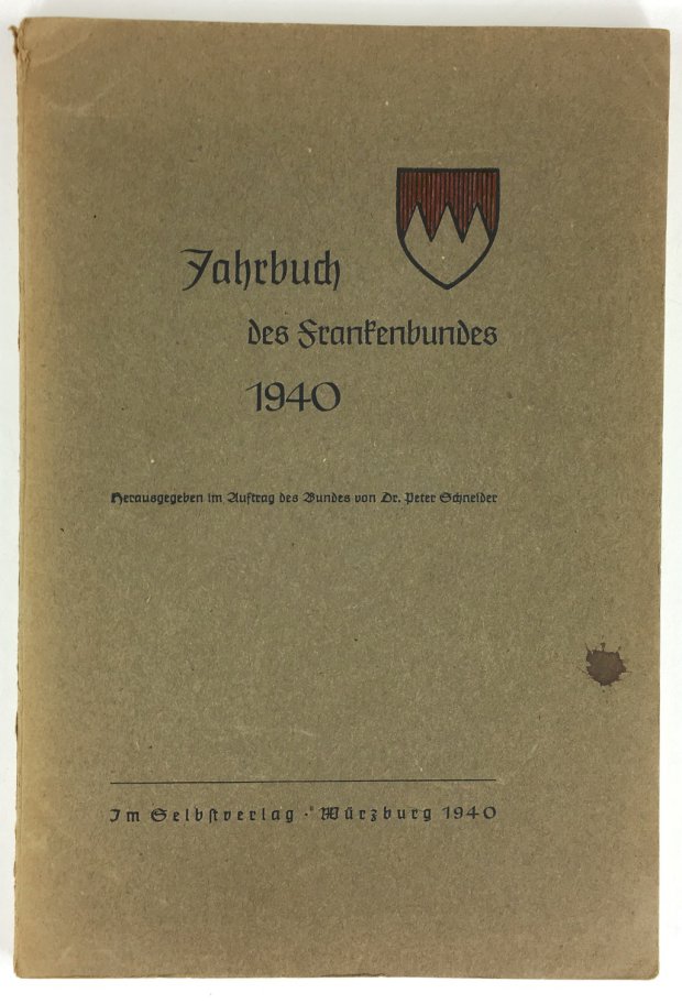 Abbildung von "Jahrbuch des Frankenbundes 1940."