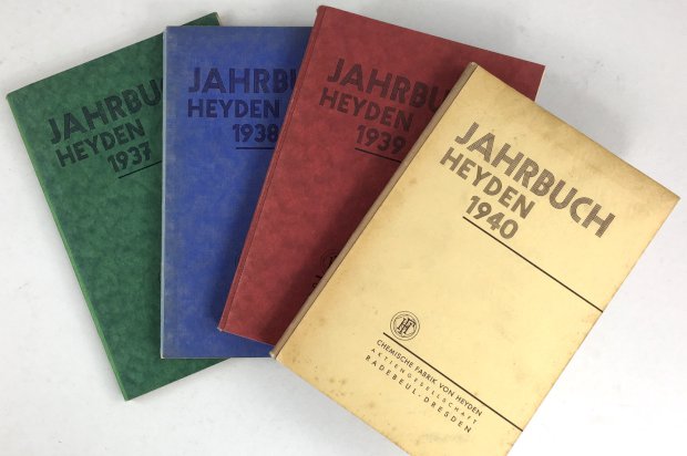Abbildung von "Jahrbuch Heyden 1937 - 1940. = 4 Bände."