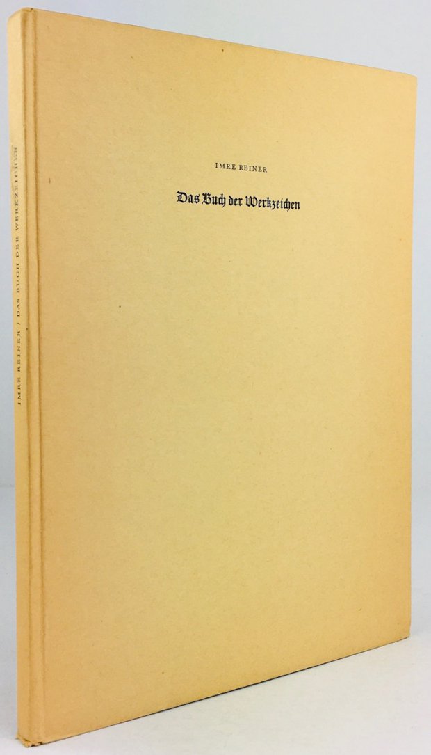 Abbildung von "Das Buch der Werkzeichen."