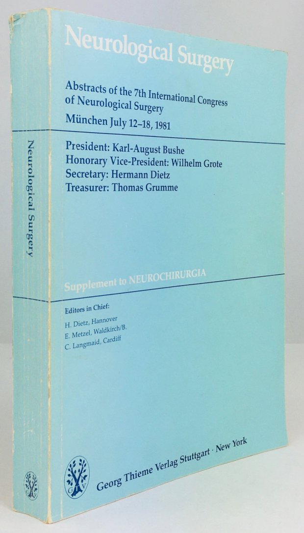 Abbildung von "Neurological Surgery. Abstracts of the 7th International Congress of Neurological Surgery München 1981."