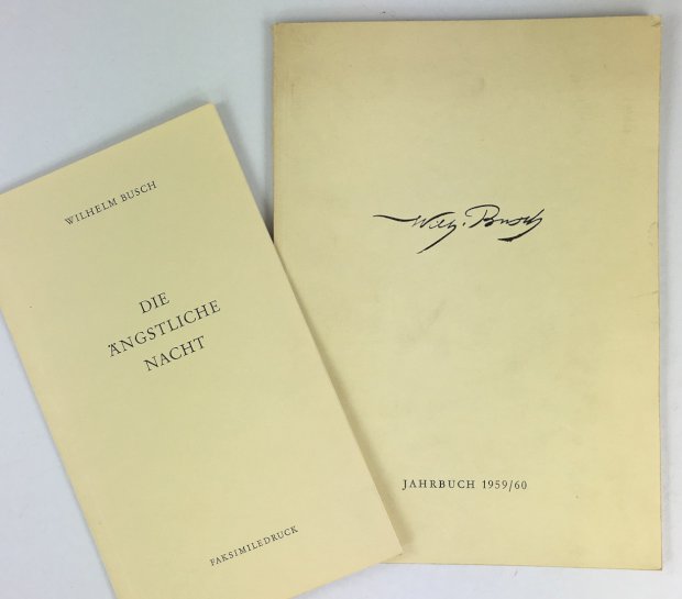 Abbildung von "Wilhelm-Busch-Jahrbuch 1959/60. + Beilage : Wilhelm Busch : Die ängstliche Nacht..."