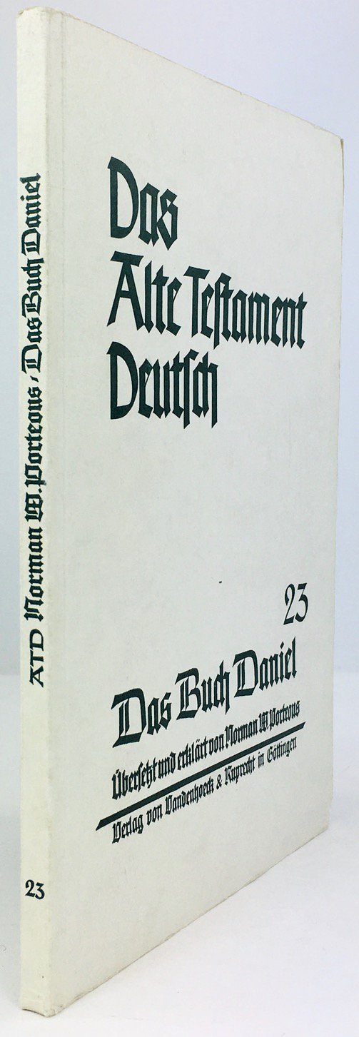 Abbildung von "Das Buch Daniel. Übersetzt und erklärt von Norman W. Porteous..."