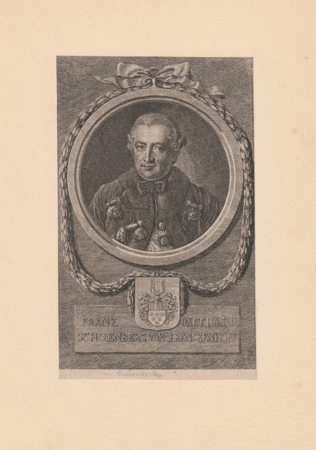 Abbildung von "Franz Balthasar Schöneberg von Brenckenhoff. Portrait-Kupferstich."