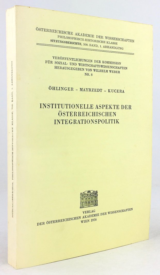 Abbildung von "Institutionelle Aspekte der österreichischen Integrationspolitik."