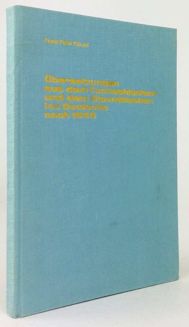 Abbildung von "Übersetzungen aus dem Tschechischen und dem Slowakischen ins Deutsche nach 1945 bei Verlagen der Bundesrepublik Deutschland,..."