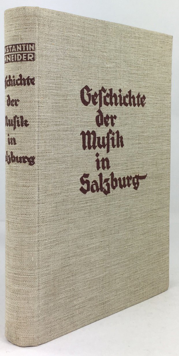 Abbildung von "Geschichte der Musik in Salzburg von der ältesten Zeit bis zur Gegenwart..."