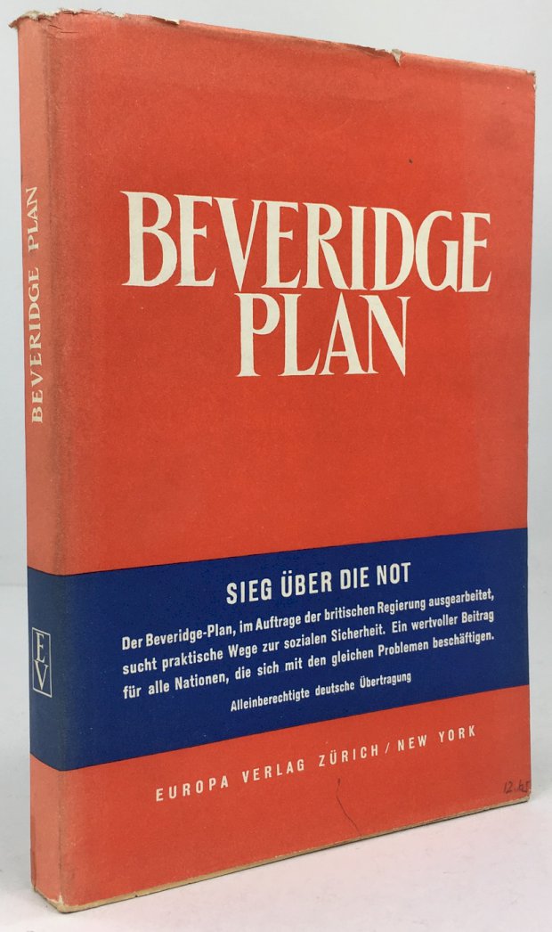 Abbildung von "Der Beveridgeplan. Sozialversicherung und verwandte Leistungen. Bericht von Sir William Beveridge..."