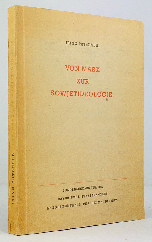 Abbildung von "Von Marx zur Sowjetideologie. FÃ¼nfte Auflage."