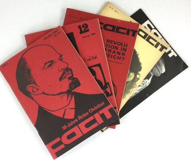 Abbildung von "Facit. Nr. 10-11. Okt.Nov.1967 50 Jahre Roter Oktober; Nr. 12 Februar 1968; Nr.13-14 Revolution in Frankreich ? ; Nr..."