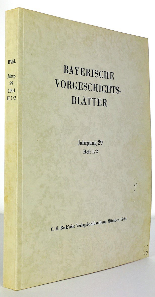 Abbildung von "Bayerische Vorgeschichtsblätter. Jahrgang 29."