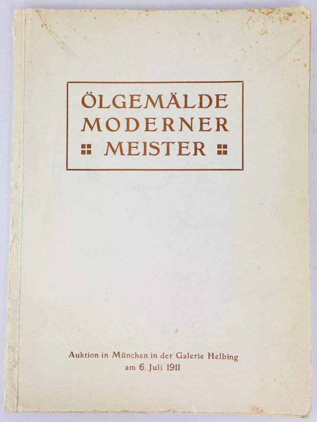 Abbildung von "Ölgemälde moderner Meister. Aus dem Nachlasse der verstorbenen Herrn Emanuel van Gelder,..."
