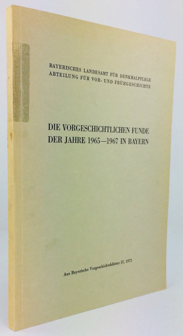 Abbildung von "Fundchronik für die Jahre 1965-1967. Mit Tafel 7 - 14 und 84 Textabbildungen."