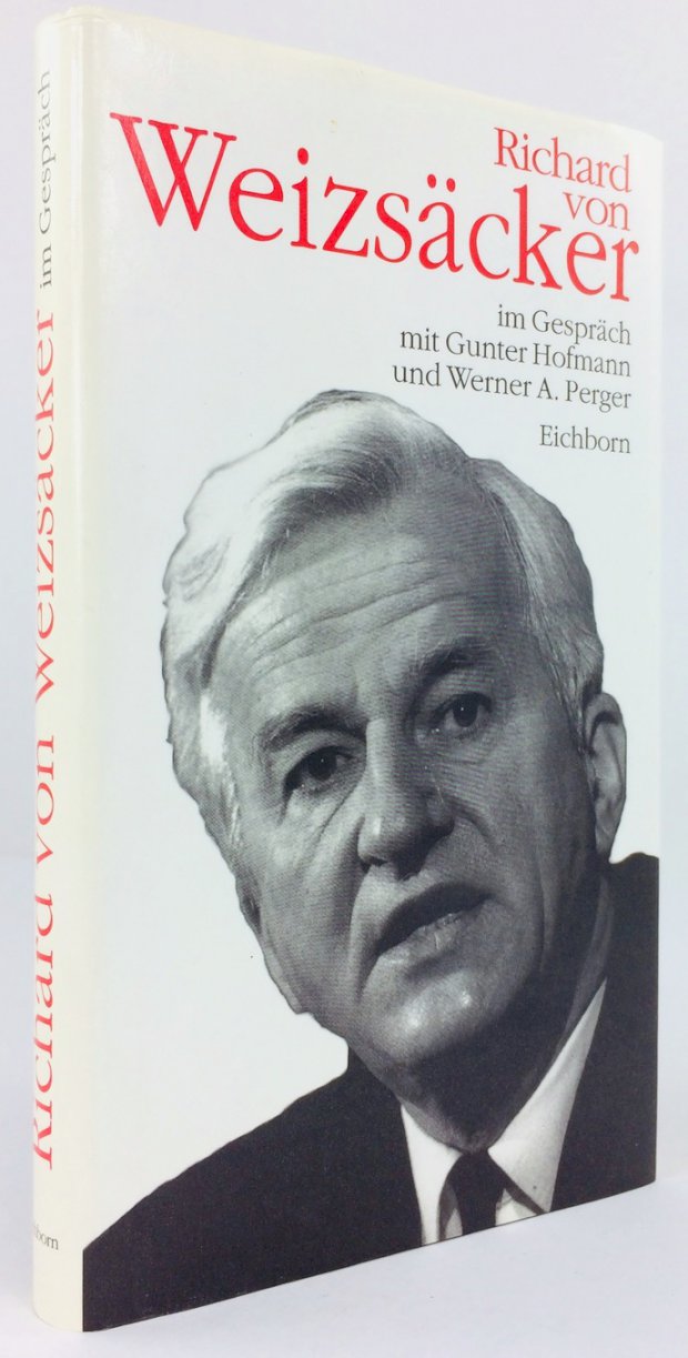 Abbildung von "Richard von Weizsäcker im Gespräch mit Gunter Hofmann und Werner A. Perger."