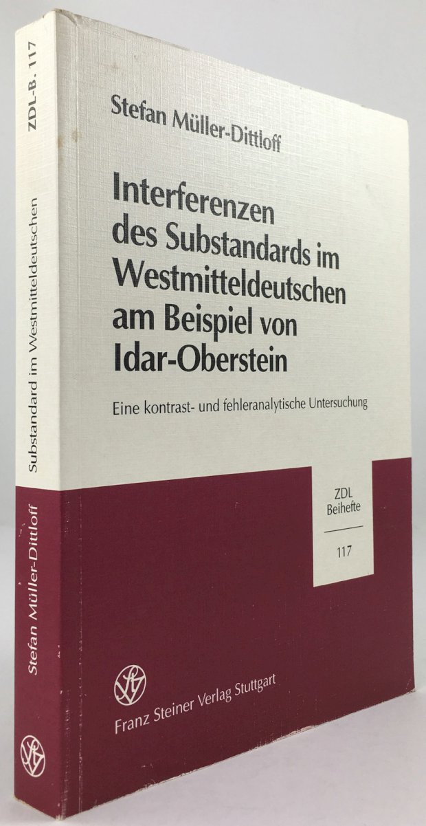 Abbildung von "Interferenzen des Substandards im Westmitteldeutschen am Beispiel von Idar-Oberstein. Eine Kontrast- und Fehleranalytische Untersuchung."