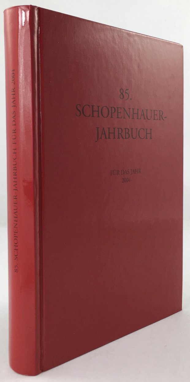Abbildung von "Schopenhauer-Jahrbuch, 85. Band, 2004."