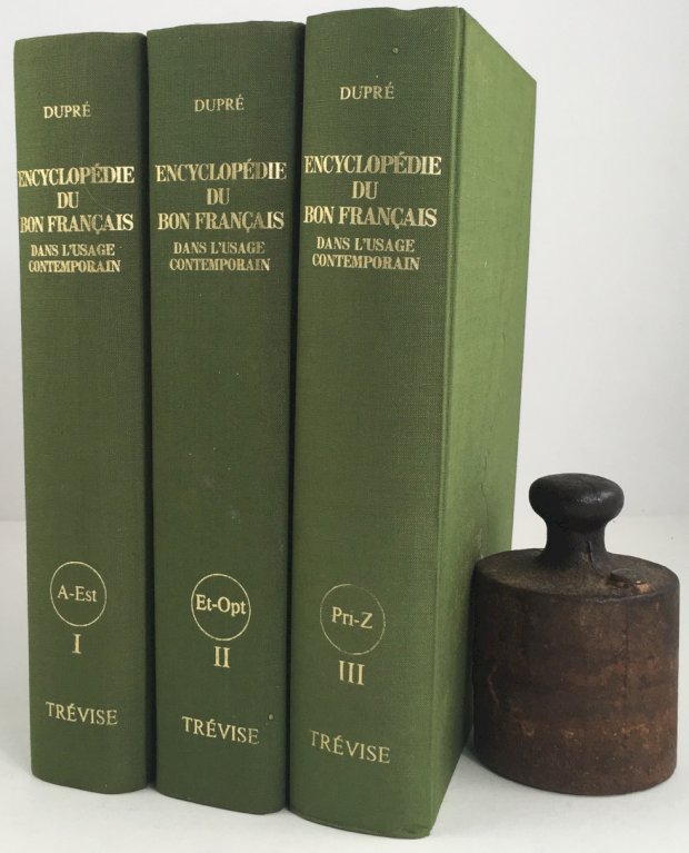 Abbildung von "Encyclopédie du Bon Francais dans l'usage contemporain. Difficultés - Subtilités - Complexités - Singularités..."