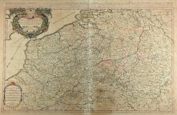 Abbildung von "Les Provinces des Pays-Bas Catholiques. Duchés de Brabant, Limbourg, Luxembourg,..."