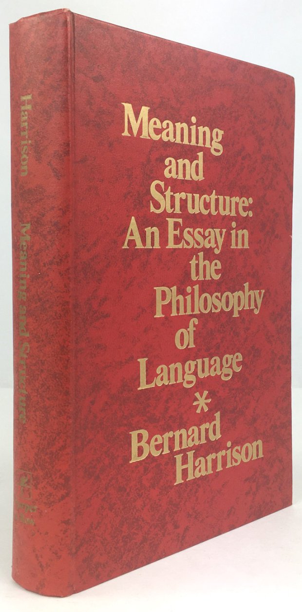 Abbildung von "Meaning and Structure. An Essay in the Philosophy of Language."