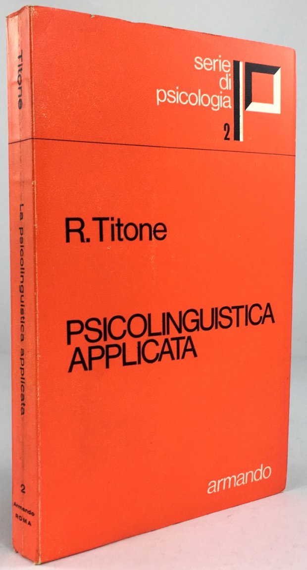 Abbildung von "Psicolinguistica applicata. Introduzione Psicologica alla Didattica delle Lingue."