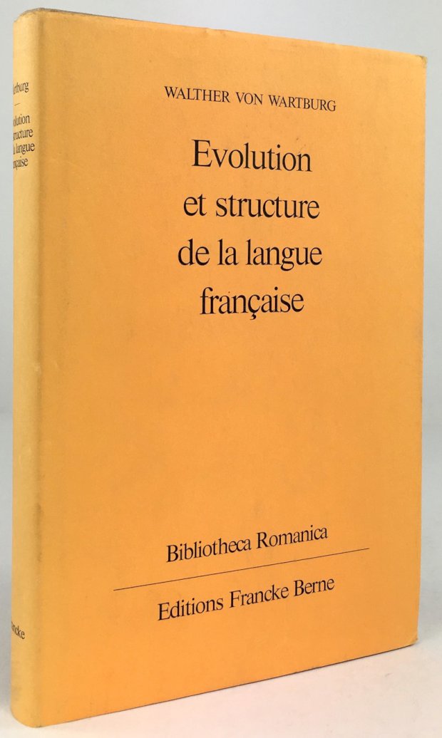 Abbildung von "Évolution et Structure de la Langue Francaise. Dixième Édition."