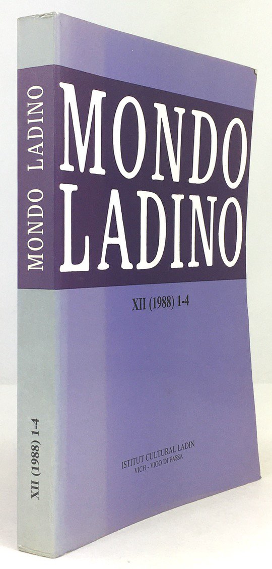 Abbildung von "Mondo Ladino. Bolletino dell'Istituto Culturale Ladino. Anno XII (1988) n.1-4."